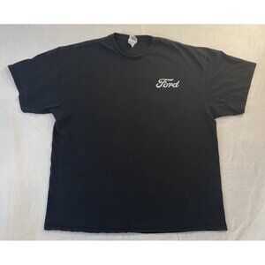 2XL Black Delta Pro Weight Ford T-Shirt Graphic on Back